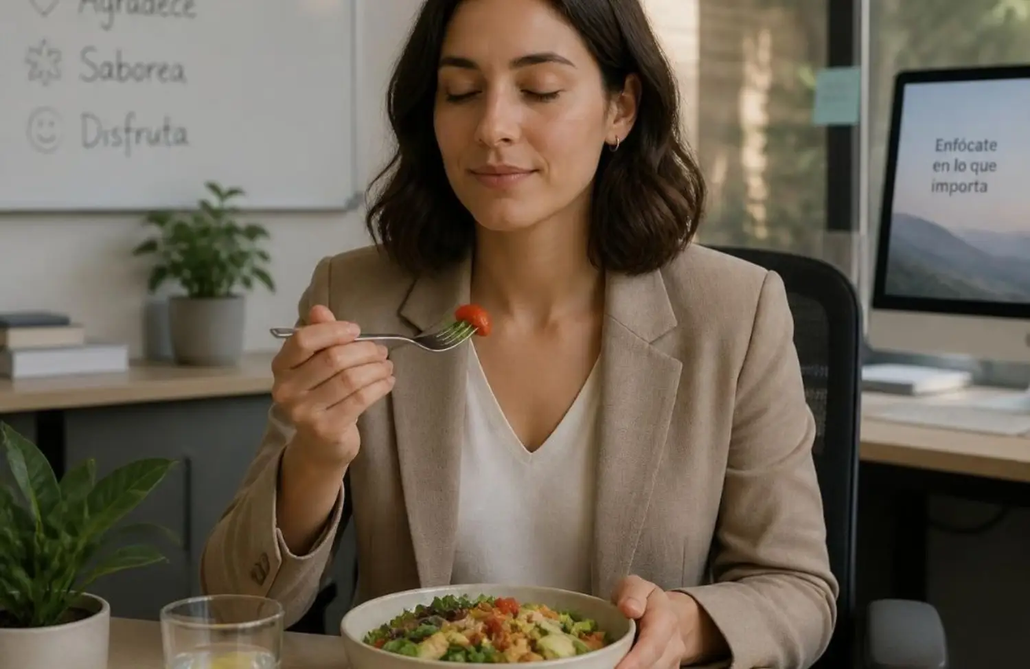 Mindful eating en el trabajo